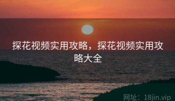 探花视频实用攻略，探花视频实用攻略大全