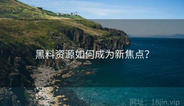 黑料资源如何成为新焦点？