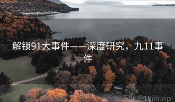 解锁91大事件——深度研究，九11事件