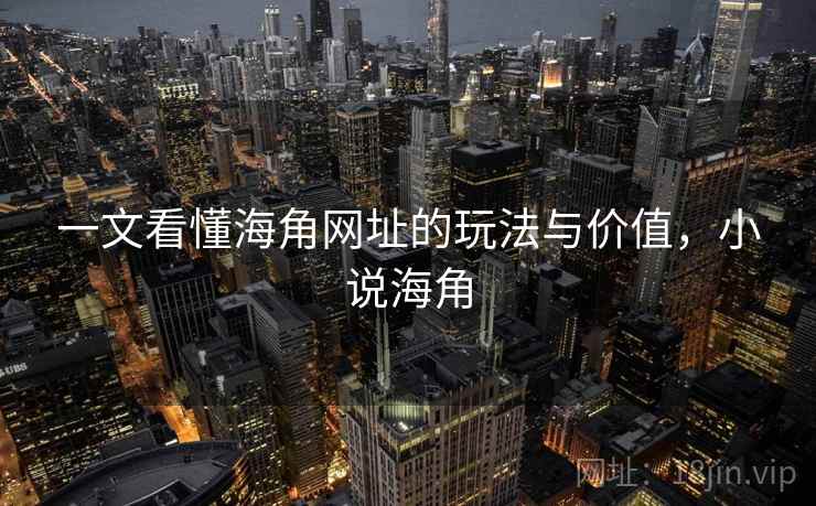 一文看懂海角网址的玩法与价值，小说海角