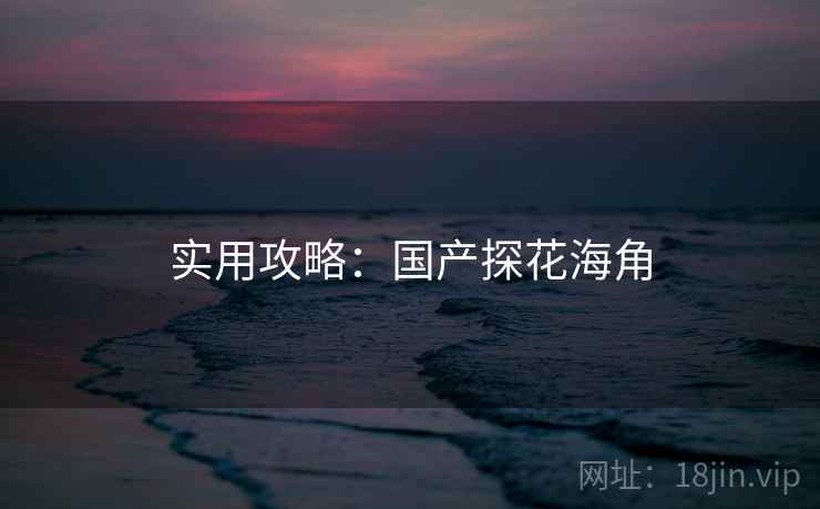 实用攻略：国产探花海角