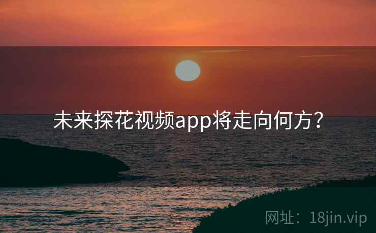 未来探花视频app将走向何方？