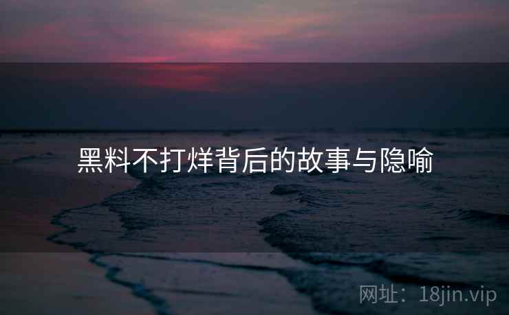 黑料不打烊背后的故事与隐喻