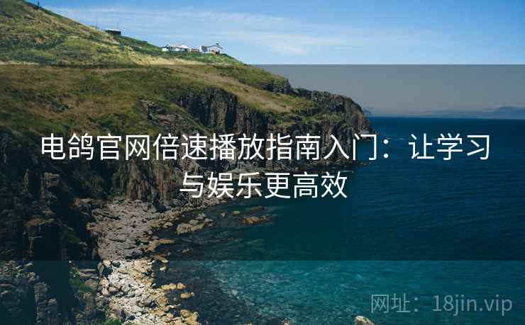电鸽官网倍速播放指南入门：让学习与娱乐更高效
