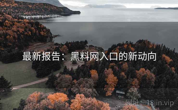 最新报告：黑料网入口的新动向